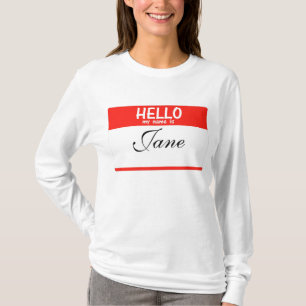 Bonjour mon nom est sweat - shirt à capuche de