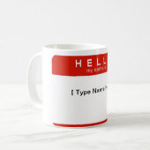 Bonjour mon nom est tasse (Devant gauche)