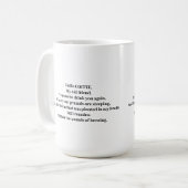 Bonjour, mon vieil ami. Tasse de café (Devant gauche)