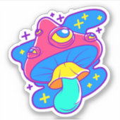 Bonjour monde sticker vinyle (Devant)