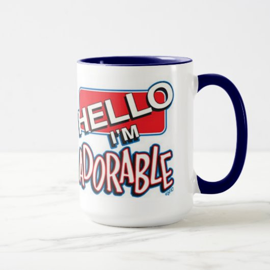 Bonjour Mug (Droite)