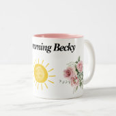 Bonjour Mug (Devant droit)