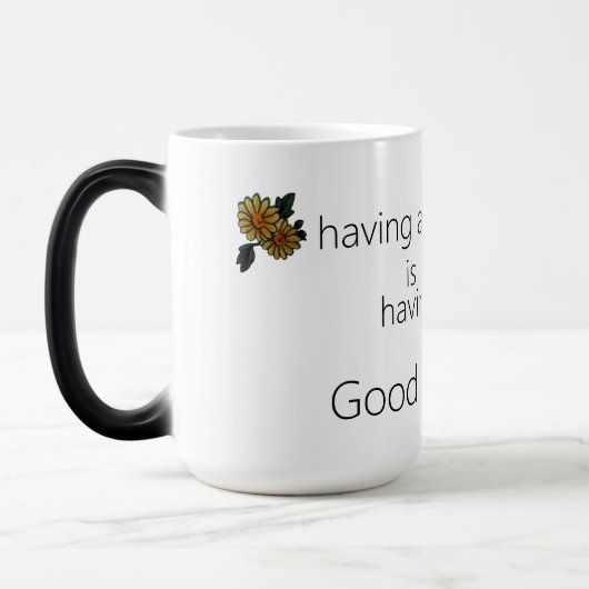 Bonjour ! Mug à deux tons, 15 oz (Gauche)