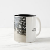 Bonjour Mug classique hiver, 11 oz (Devant droit)