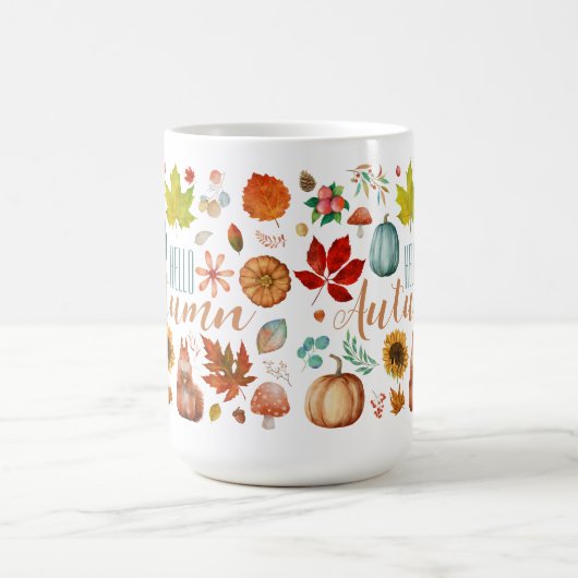 Bonjour Mug d'automne (Centre)