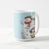 Bonjour Mug Gnome d'Hiver  (Devant droit)