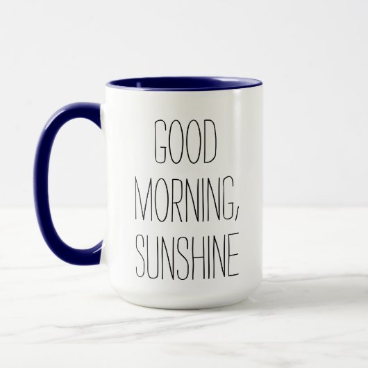 Bonjour, Mug Sunshine (Gauche)