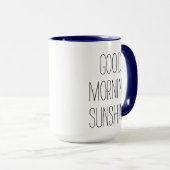 Bonjour, Mug Sunshine (Devant droit)