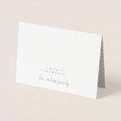 BONJOUR NEIGE CARTE DE NOUVELLE ANNÉE (Devant)