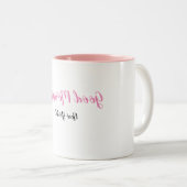 Bonjour New York ! ! ! - Selfie Reverse Text Mug (Devant droit)