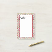 Bonjour Notes post-it (Sur un bureau)