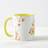 Bonjour Octobre Mug : Célébrez le mois du changeme (Gauche)