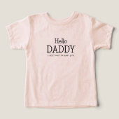Bonjour Papa, j'ai hâte de vous rencontrer (Design Recto)