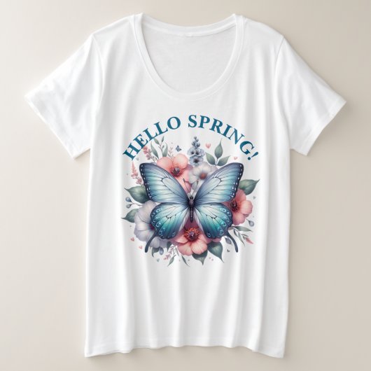 Bonjour Papillon de Printemps-96282 (Design devant)