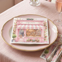 Bonjour Parijse Café Roze Baby Shower