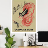 Bonjour Paris (Casino de Paris) vintage ads Poster (Thuiskantoor)
