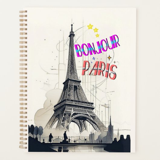 Bonjour Paris coloré (Devant)