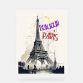 Bonjour Paris coloré (Recto)