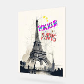 Bonjour Paris coloré (Angle)