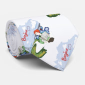 Bonjour Paris Drawing Stropdas (Opgerold)