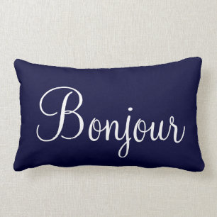 Bonjour Paris Lumbar Coussin