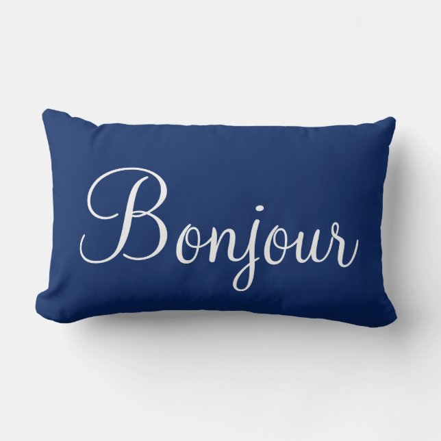 Bonjour Paris Lumbar Pillow Kussen (Voorkant)