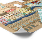 Bonjour Paris Travel Poster (Hoek)