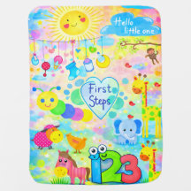 Bonjour Petit Premier Pas Couverture de Bébé