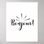 Bonjour Poster (Voorkant)