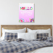 Bonjour Printemps, Fleurs, toile (Insitu(Chambre))