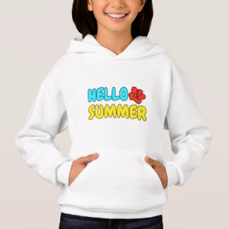 Bonjour Pullover à capuche pour enfants d'été