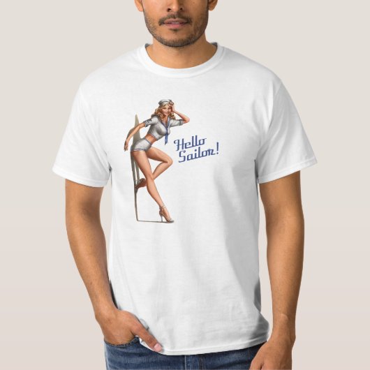 Bonjour Sailor ! T-Shirt pour fille (Devant)
