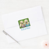 Bonjour / Salut Labrador Retriever Stickers Chien  (Enveloppe)