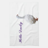 Bonjour serviettes de cuisine faites sur commande (Vertical)