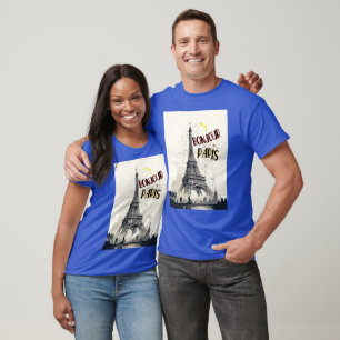 Bonjour Skyline Marathon Parijs T-shirt