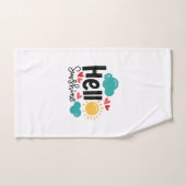 Bonjour soleil (Serviette à main)