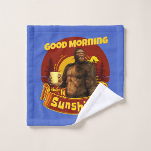 Bonjour Soleil Bigfoot Café Humour Art