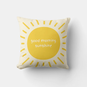 bonjour soleil coton oreiller de nursery
