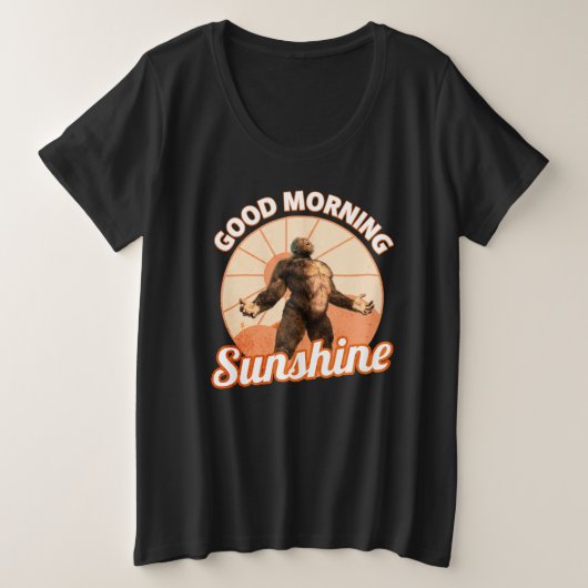 Bonjour Soleil Humour Bigfoot (Design devant)