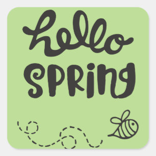 Bonjour Spring est dans les Stickers Air