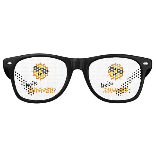 Bonjour Summer Sun avec lunettes de soleil (Devant)