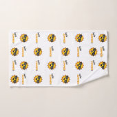 Bonjour Summer Sun avec lunettes de soleil (Serviette à main)