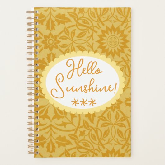 Bonjour Sunshine Golden Yellow Floral (Devant)