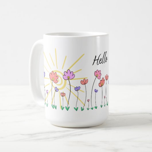 Bonjour Sunshine Mug (Devant gauche)