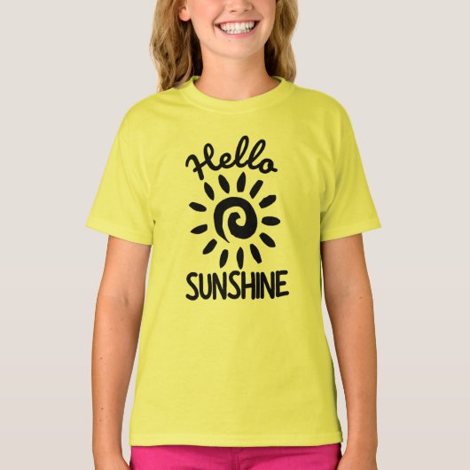 Bonjour Sunshine T-Shirt (Devant)