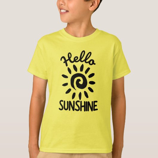 Bonjour Sunshine T-Shirt (Devant)