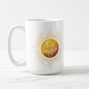 Bonjour Sunshine tasse à café, tasse isolante