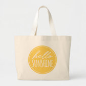 Bonjour Sunshine Typographie Sac fourre-tout Solei (Devant)