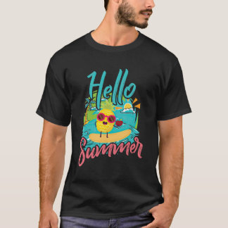Bonjour T-shirt Coccinelle Mignonne de l'été ambia