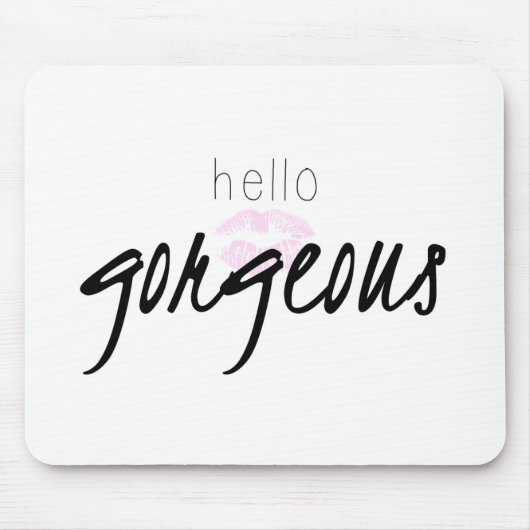 Bonjour tapis de souris magnifique (Devant)